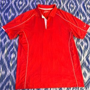 Nike Men's Red Polo Golf Shirt